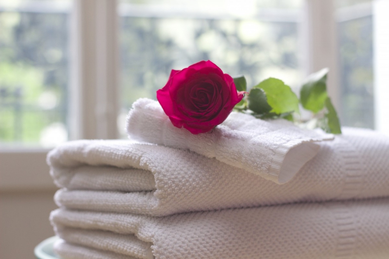 chambre-hote-GORBIO-min_towel_rose_clean_care_salon_spa_white_bath-731641